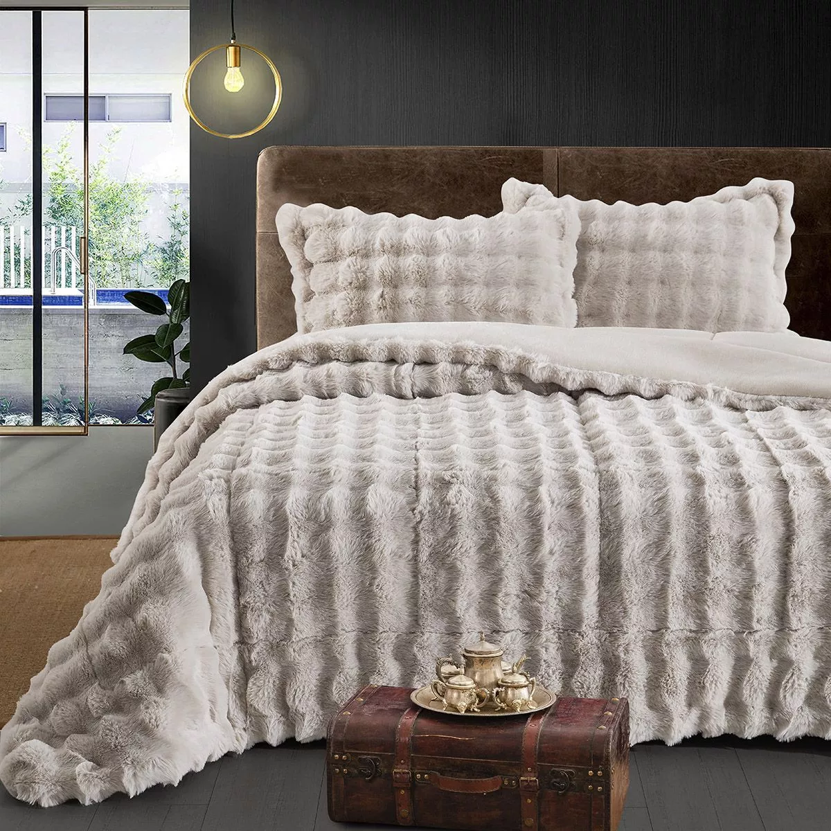 Φωτογραφία προϊόντος: Beauty Home Κουβερτοπάπλωμα ημίδιπλο Art 12663 180x240 Μπεζ