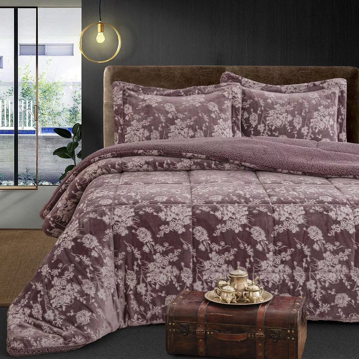 Φωτογραφία προϊόντος: Beauty Home Κουβερτοπάπλωμα king size Art 12671 240x260 Σάπιο μήλο