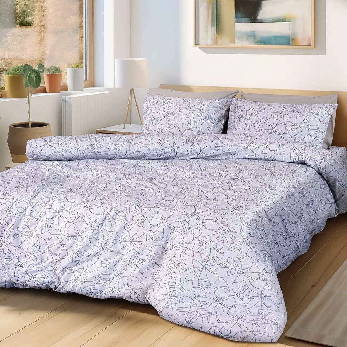 Φωτογραφία προϊόντος: Beauty Home Ζεύγος μαξιλαροθήκες Adela Art 12251 52x72 Γκρι