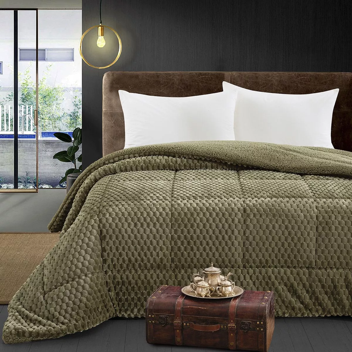 Φωτογραφία προϊόντος: Beauty Home Κουβερτοπάπλωμα ημίδιπλο Art 12652 180x240 Λαδί