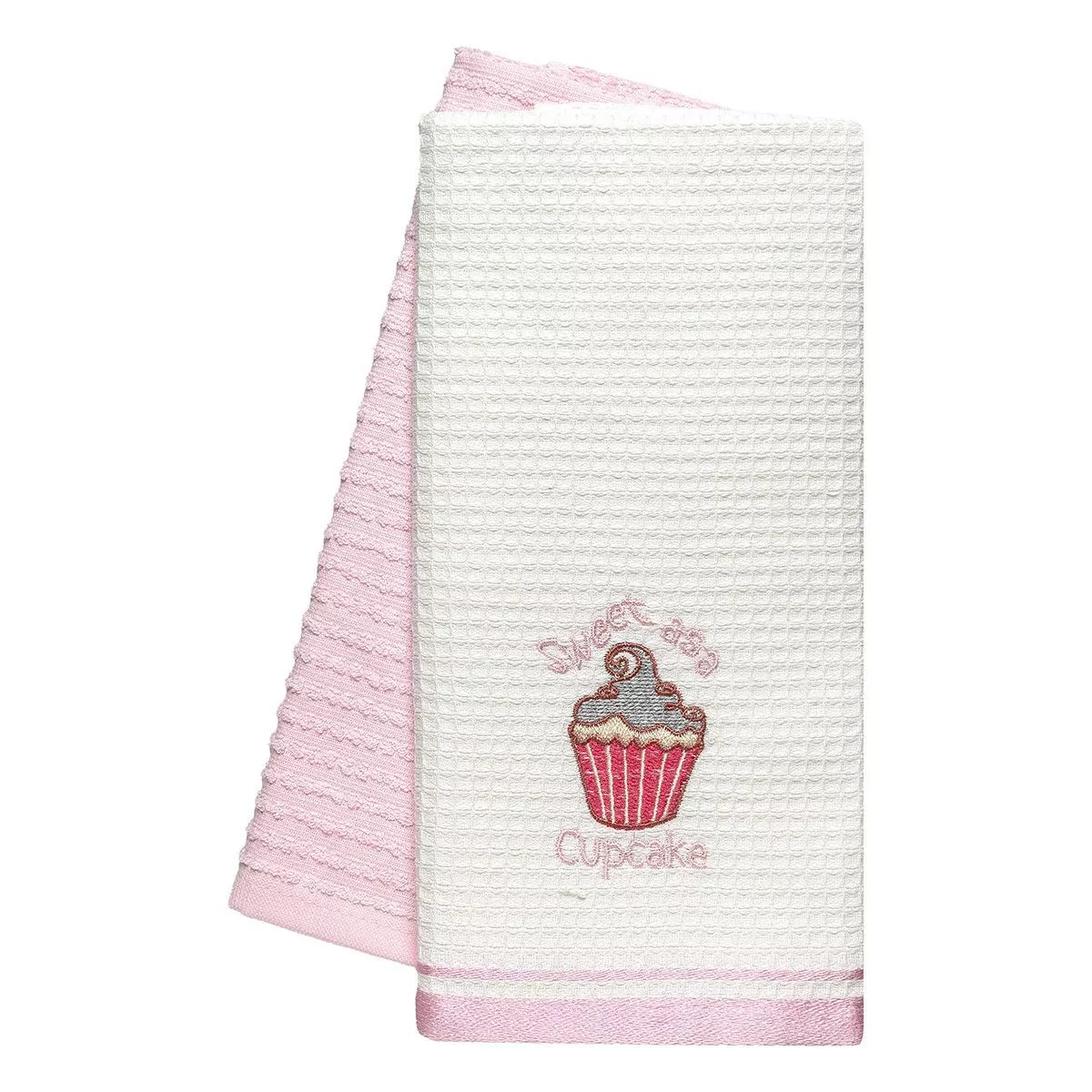 Φωτογραφία προϊόντος: Beauty Home Ποτηρόπανα σετ 2τμχ Cupcake Art 8815 40x60 Ροζ