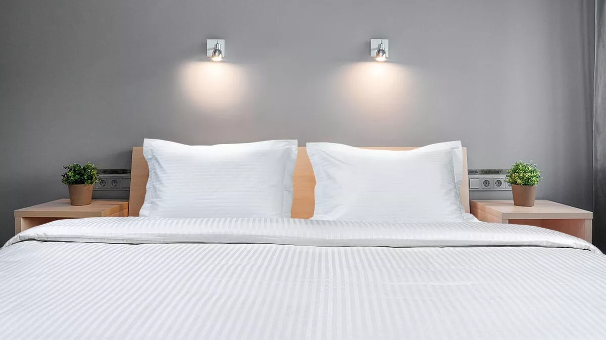 Φωτογραφία προϊόντος: Beauty Home Παπλωματοθήκη ξενοδοχείου king size Ribbon Art Ε1238 230TC Satin Stripe Percal Pennie 70%Cot-30%Pol 270x250 Λευκό