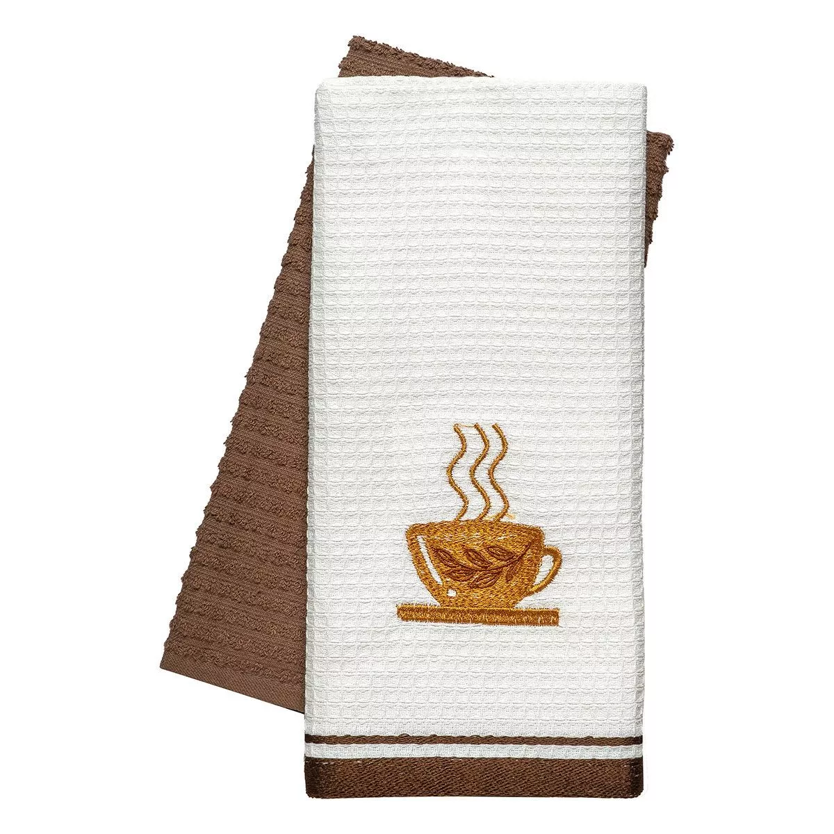 Φωτογραφία προϊόντος: Beauty Home Ποτηρόπανα σετ 2τμχ Chocolate Art 8818 40x60 Καφέ