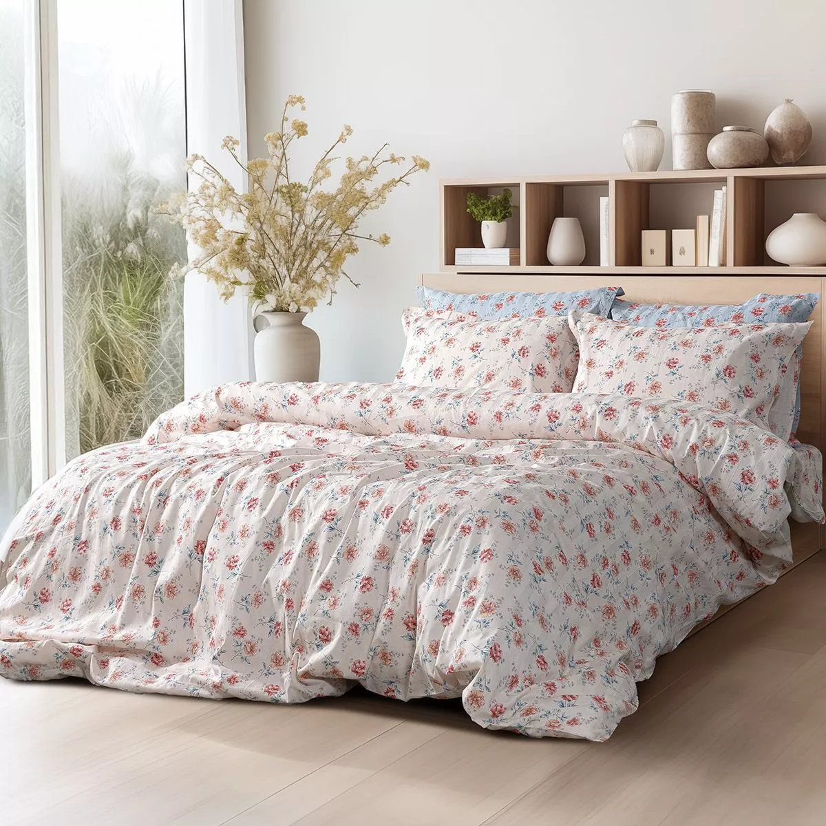 Φωτογραφία προϊόντος: Beauty Home Σετ σεντόνια υπέρδιπλα με λάστιχο Art 12218 Chloe 100% Βαμβακοσατέν 300tc 170x200+30 Μπεζ