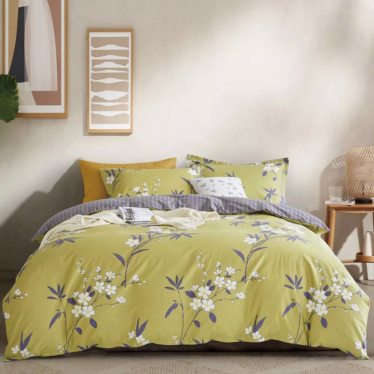 Φωτογραφία προϊόντος: Beauty Home Σετ σεντόνια υπέρδιπλα με λάστιχο Art 12274 Alexa 165x200+30 Λαδί