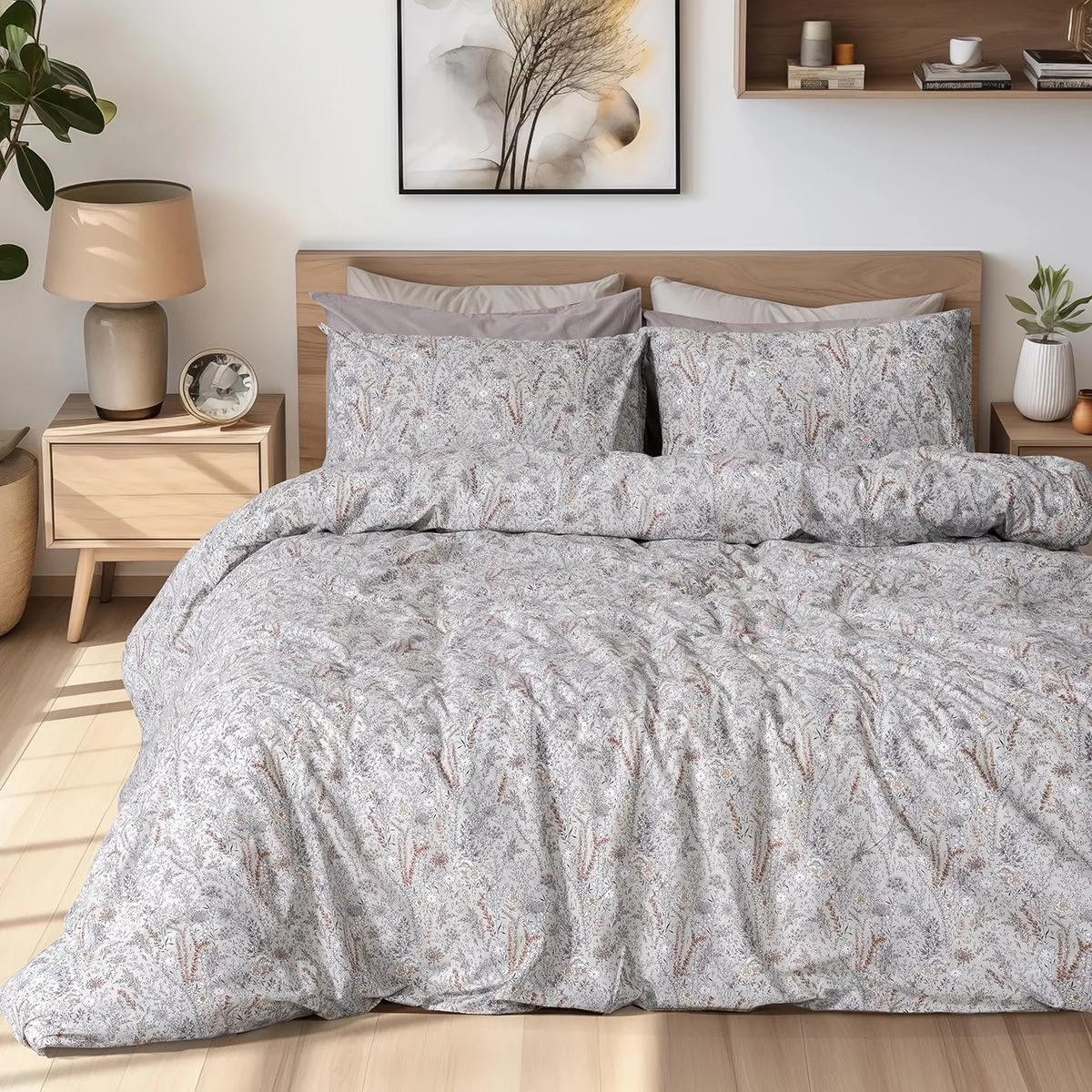 Φωτογραφία προϊόντος: Beauty Home Σετ παπλωματοθήκη υπέρδιπλη Rene Art 12255 220x250 Μέντα
