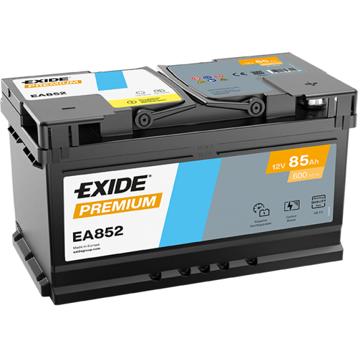 Φωτογραφία προϊόντος: Μπαταρία EXIDE Premium EA852 12V 85Ah 800CCA A(EN)