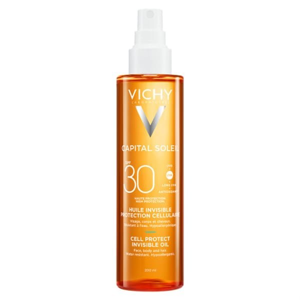 Φωτογραφία προϊόντος: Vichy Capital Soleil Huile Invisible SPF30 - Αόρατο Λάδι Σώματατος 200ml