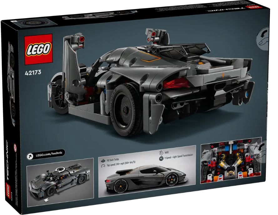 Φωτογραφία προϊόντος: Lego Technic Grey Hypercar Koenigsegg Jesko