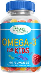 Φωτογραφία προϊόντος: Power Health Omega 3 for Kids Συμπλήρωμα Διατροφής Ωμέγα 3 & Βιταμινών για Παιδιά από 3 Ετών 60 Ζελεδάκια