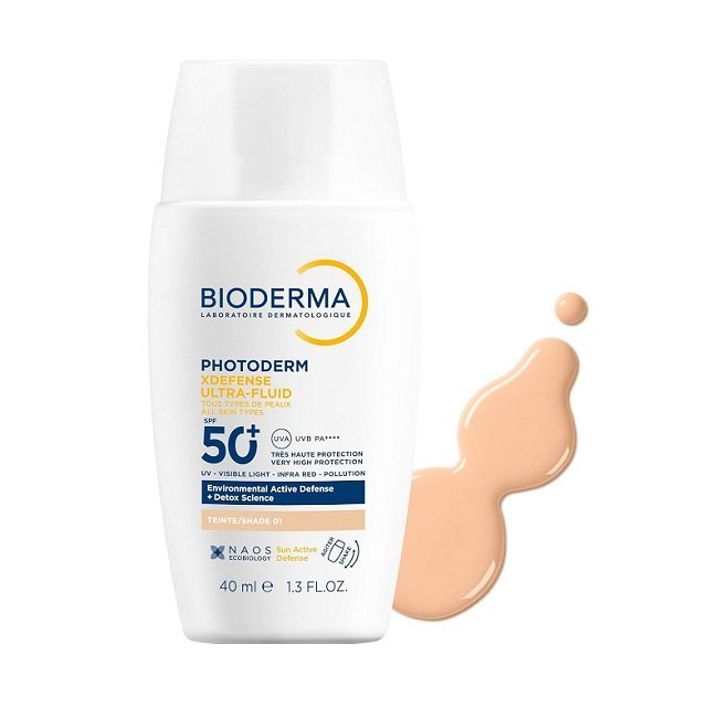 Φωτογραφία προϊόντος: BIODERMA Photoderm XDefense Ultra-Fluid Αντιηλιακό Προσώπου με Χρώμα SPF50+ Απόχρωση 01 40ML