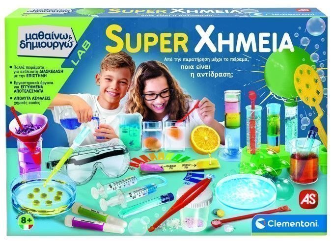 Φωτογραφία προϊόντος: Clementoni Μαθαίνω Και Δημιουργώ Lab Εκπαιδευτικό Παιχνίδι Super Χημεία (1026-63380)