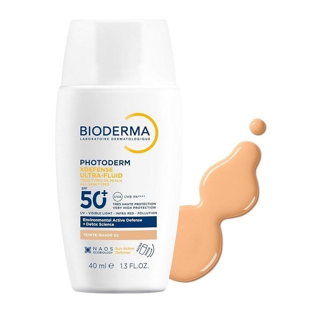 Φωτογραφία προϊόντος: BIODERMA Photoderm XDefense Ultra-Fluid Αντιηλιακό Προσώπου με Χρώμα SPF50+ Απόχρωση 02 40ML