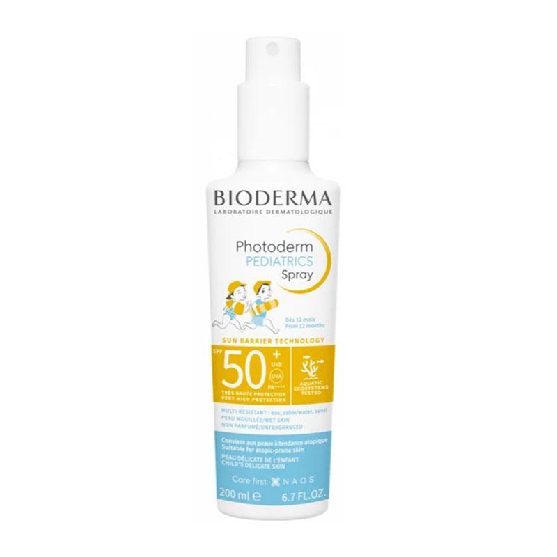 Φωτογραφία προϊόντος: Bioderma Αδιάβροχο Παιδικό Αντηλιακό Spray Photoderm Pediatrics SPF50+ 200ml