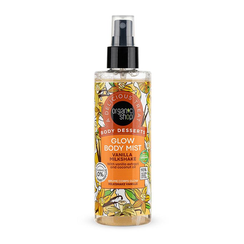 Φωτογραφία προϊόντος: ORGANIC SHOP Body Desserts Vanilla Milkshake Body Mist Λάμψης, 200ml