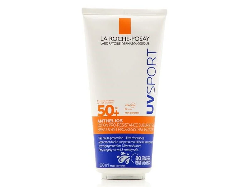 Φωτογραφία προϊόντος: LA ROCHE-POSAY LA ROCHE POSAY Anthelios UV Sport Sweat &amp; Wet Pro-Resistance Lotion Αντηλιακή Λοσιόν για Έντονη Άθληση SPF50+ 200ml