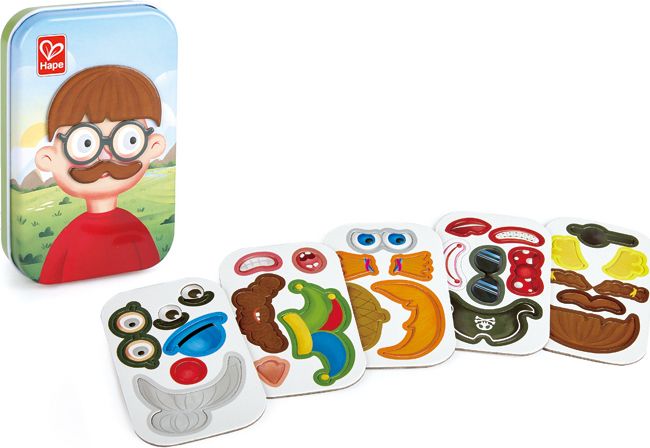 Φωτογραφία προϊόντος: Hape Early Explorer Ξύλινο Magnetic Funny Face (E0476A)