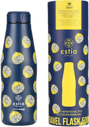 Φωτογραφία προϊόντος: ESTIA HOME TRAVEL FLASK StA 500ml CITRUS INFUSION