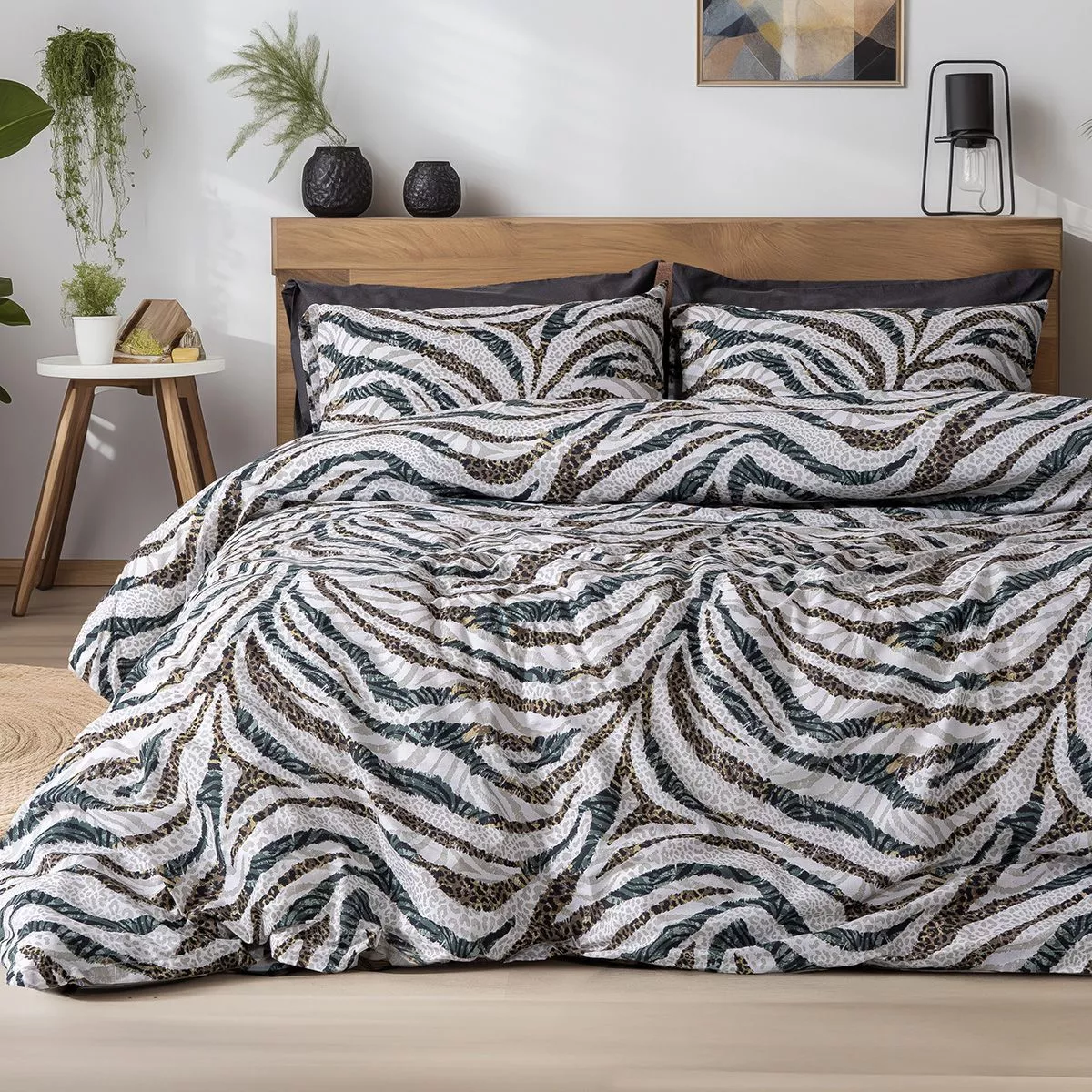 Φωτογραφία προϊόντος: Beauty Home Σετ παπλωματοθήκη υπέρδιπλη Eris Art 12258 220x250 Πράσινο