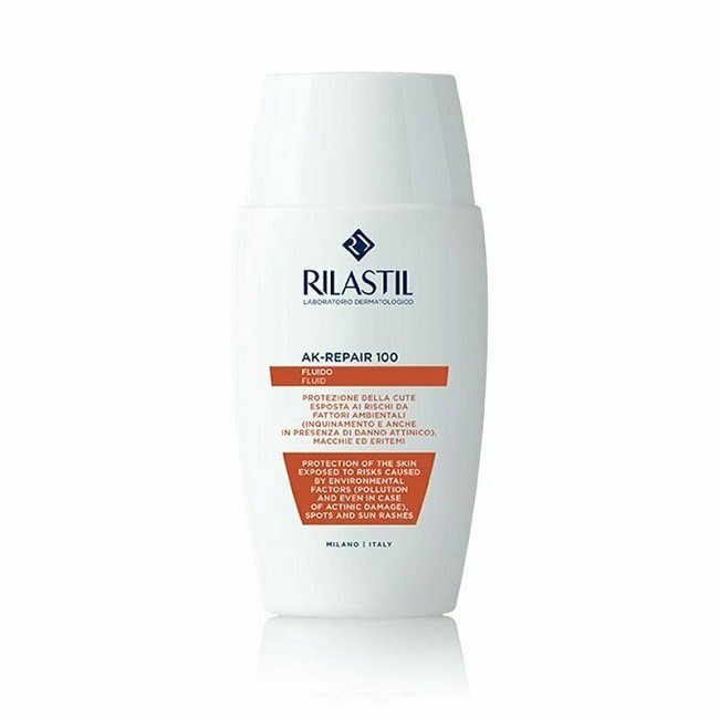 Φωτογραφία προϊόντος: Rilastil AK-Repair 100 Fluid Προστατευτικό Λεπτόρρευστο Γαλάκτωμα 50 ml