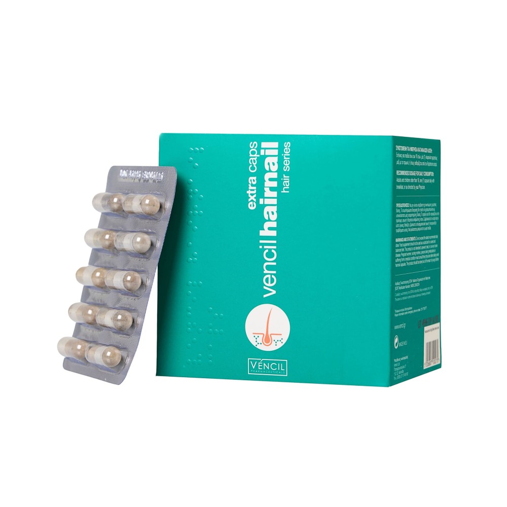 Φωτογραφία προϊόντος: Vencil Hairnail 90caps (Αγωγή 3 Μηνών για Μαλλιά - Νύχια - Δέρμα)