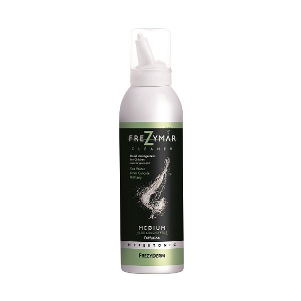 Φωτογραφία προϊόντος: Frezyderm Frezymar Cleaner Medium Spray Ρινικής Αποσυμφόρησης με Aloe & Ευκάλυπτο, 120ml
