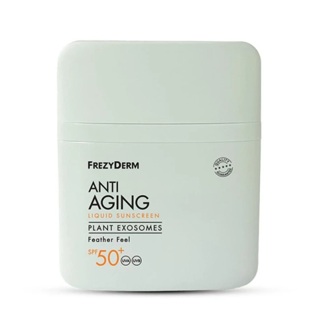 Φωτογραφία προϊόντος: Frezyderm Anti Aging Liquid Sunscreen Plant Exosomes Αντηλιακό Προσώπου με Αντιγηραντική Δράση SPF50+ 50ml