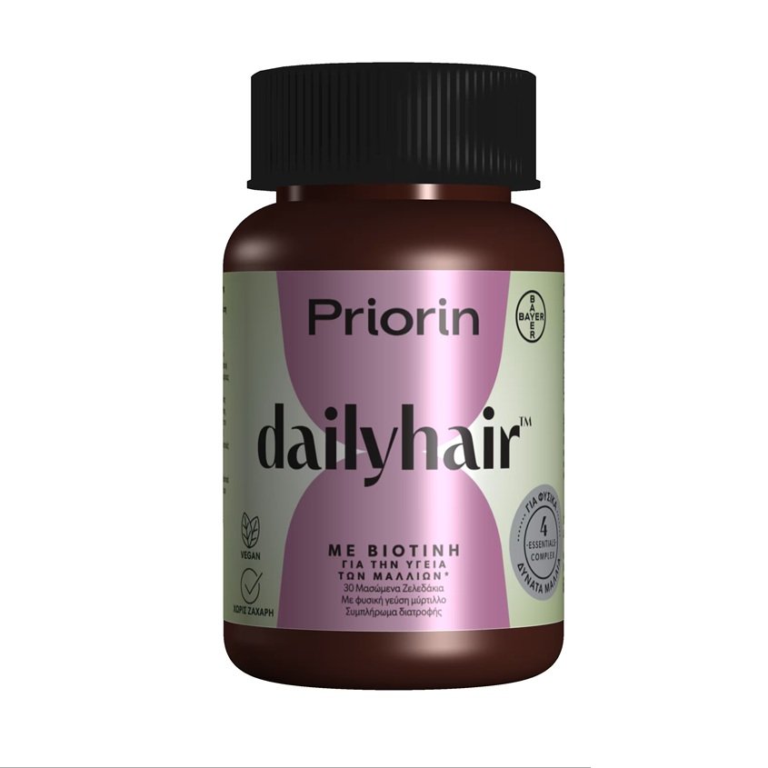 Φωτογραφία προϊόντος: Priorin Daily Hair Gummies με Βιοτίνη για Υγιή Μαλλιά & Δέρμα 30 Μασώμενα Ζελεδάκια