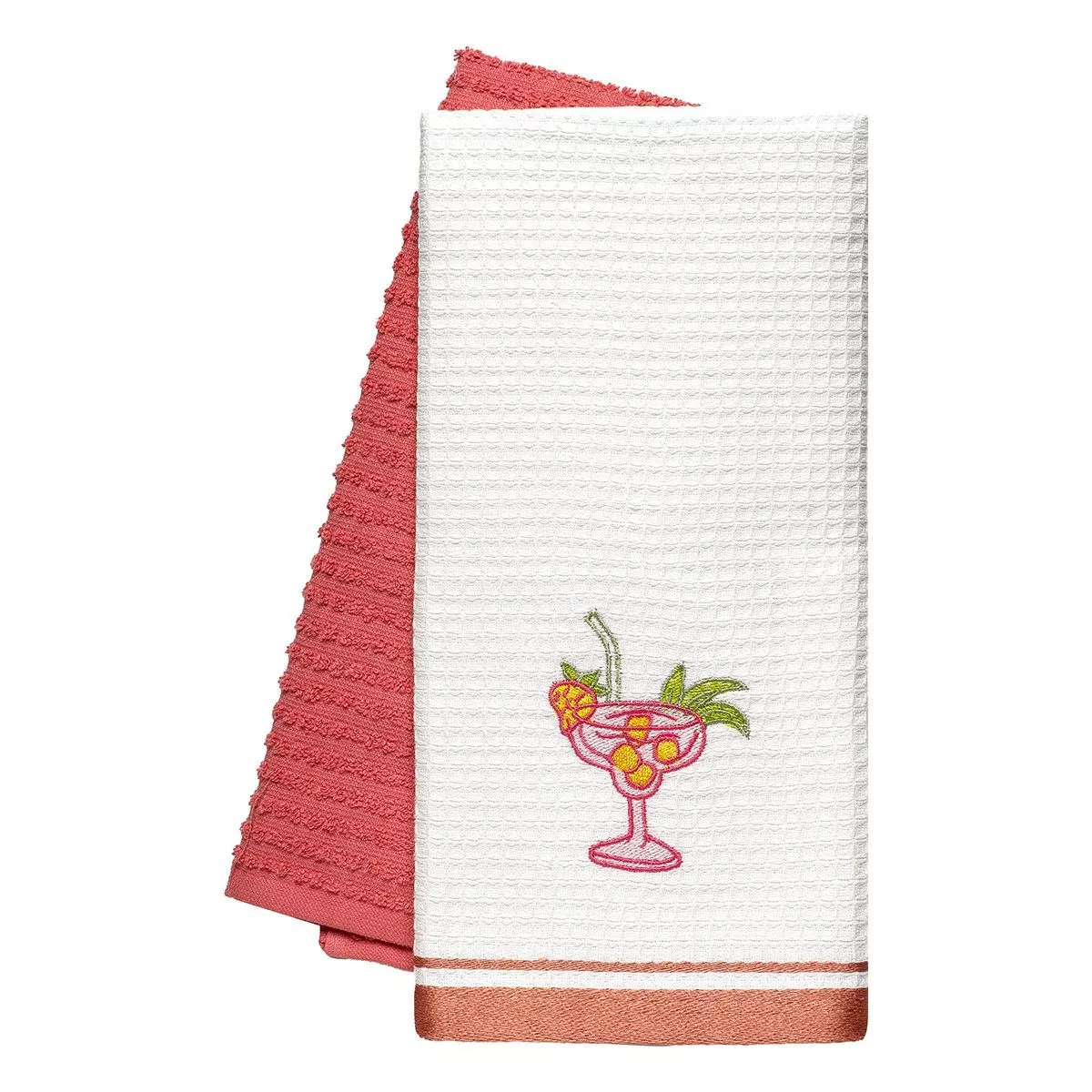 Φωτογραφία προϊόντος: Beauty Home Ποτηρόπανα σετ 2τμχ Martini Art 8819 40x60 Ροδακινί