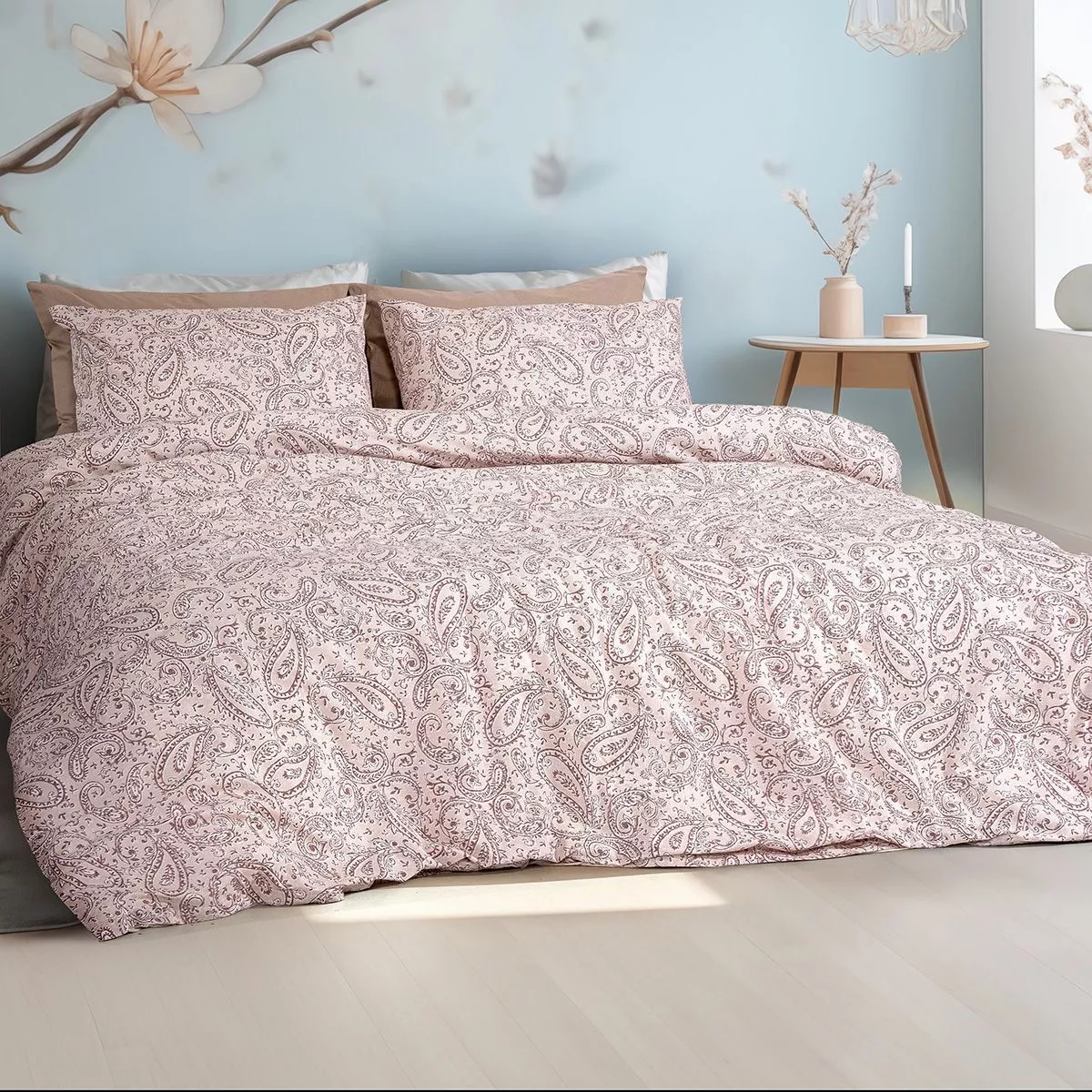 Φωτογραφία προϊόντος: Beauty Home Σετ σεντόνια King size Sylia Art 12256 270x260 Μπεζ