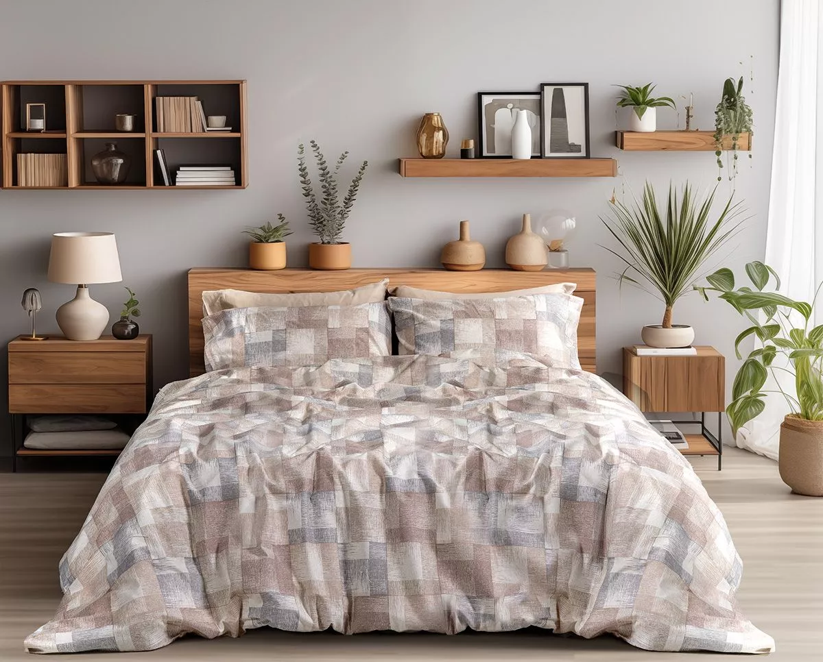Φωτογραφία προϊόντος: Beauty Home Σετ σεντόνια φανελένια μονά με λάστιχο Renoir Art 12338 105x200+32 Μπεζ