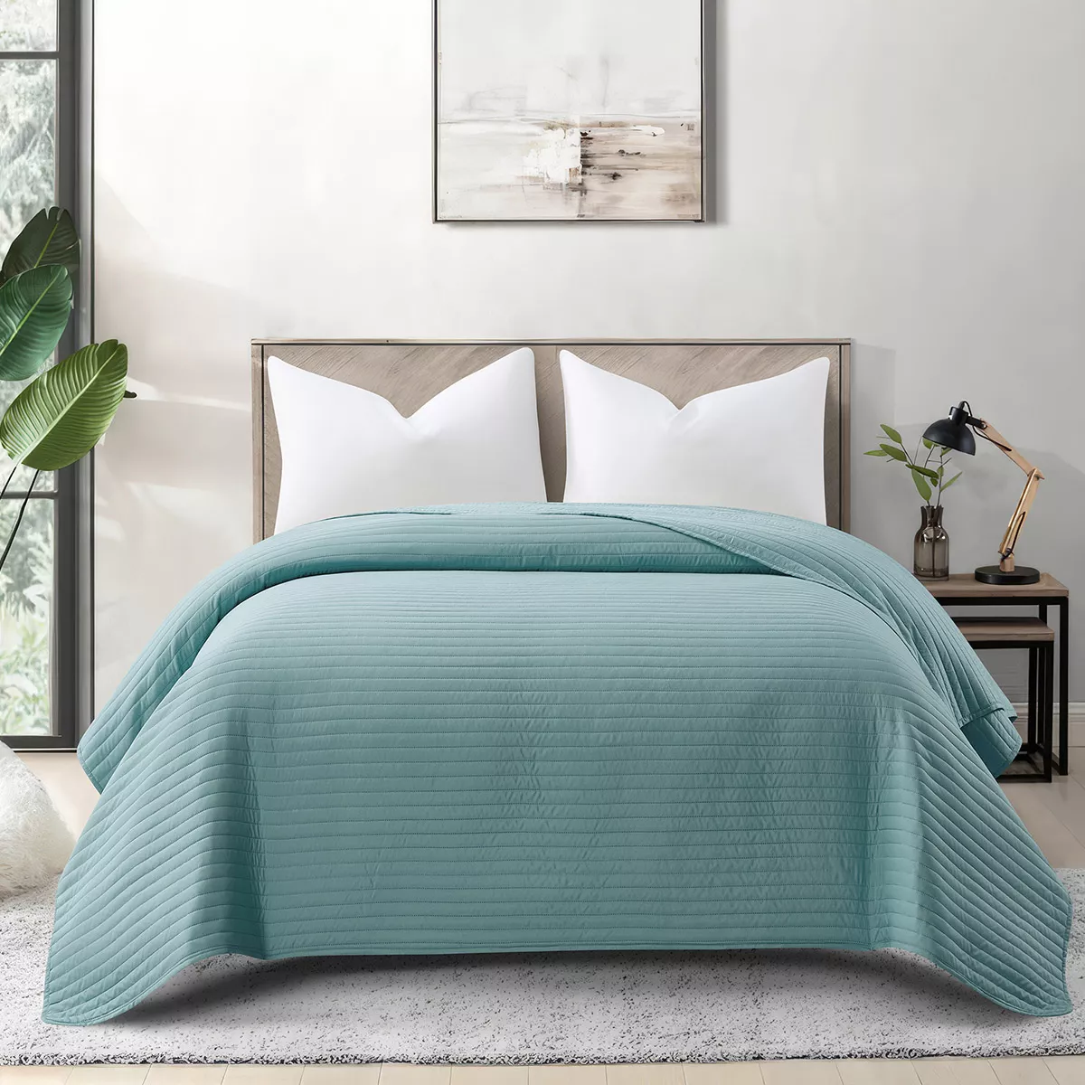 Φωτογραφία προϊόντος: Beauty Home Κουβερλί υπέρδιπλο Ultra Art 12555 240x240 Πετρόλ