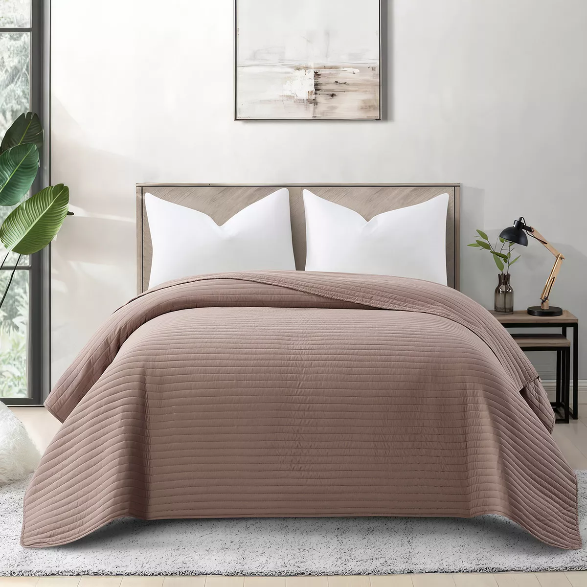 Φωτογραφία προϊόντος: Beauty Home Κουβερλί υπέρδιπλο Ultra Art 12555 240x240 Μόκα