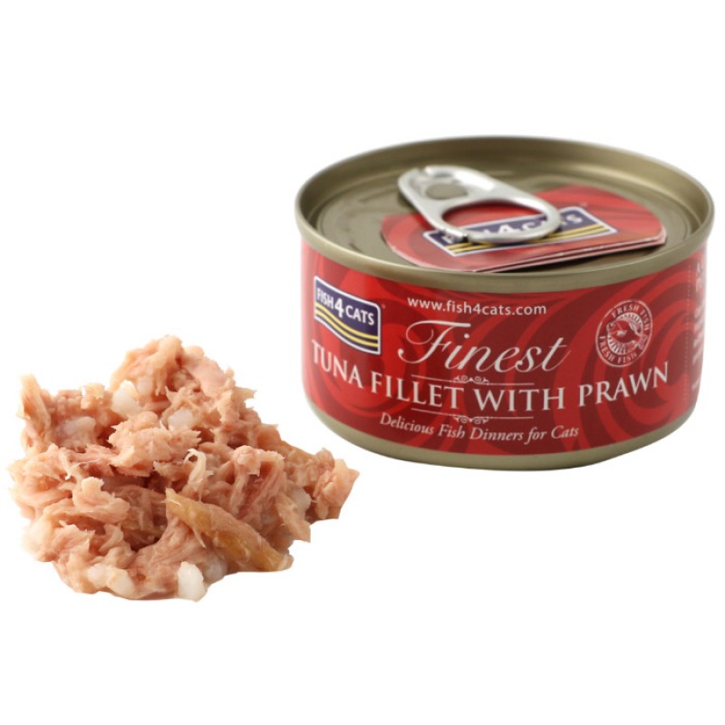 Φωτογραφία προϊόντος: Fish4Cats Τόνος Γαρίδα 70g