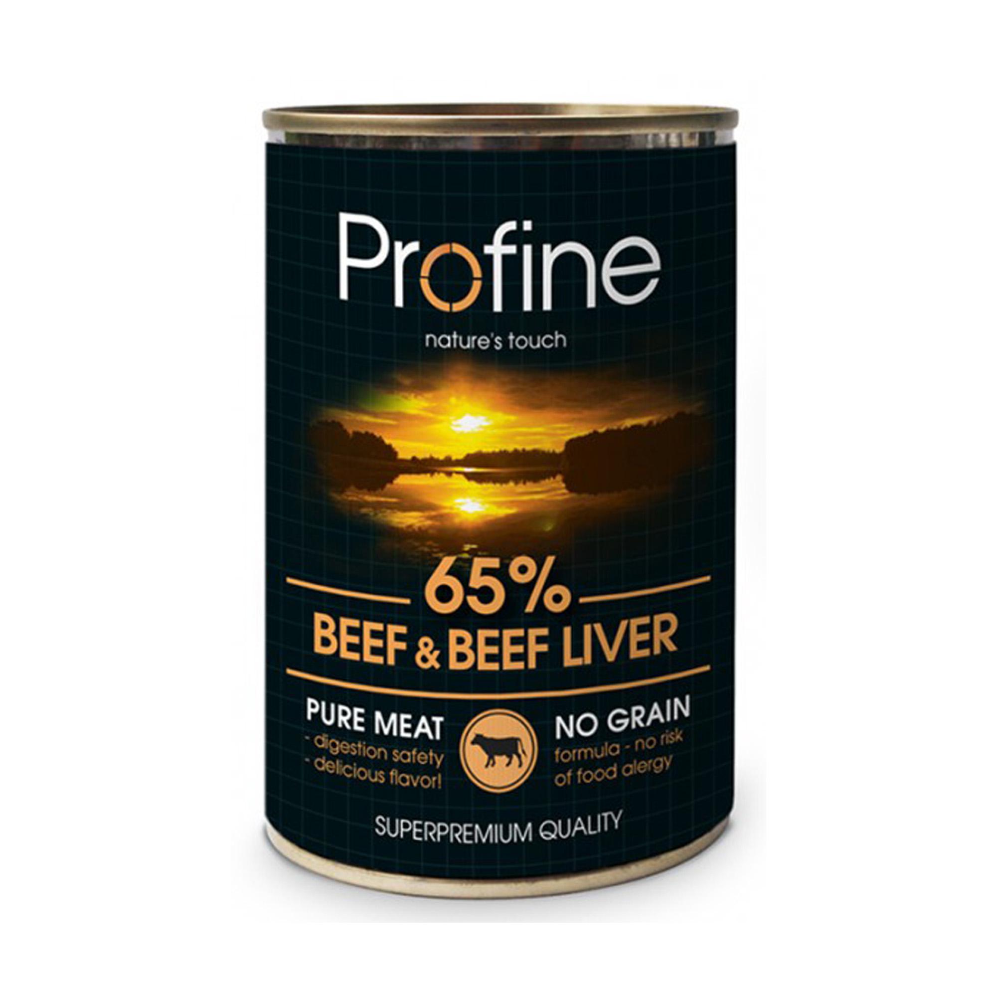 Φωτογραφία προϊόντος: Profine Dog Can Beef and Liver 400g