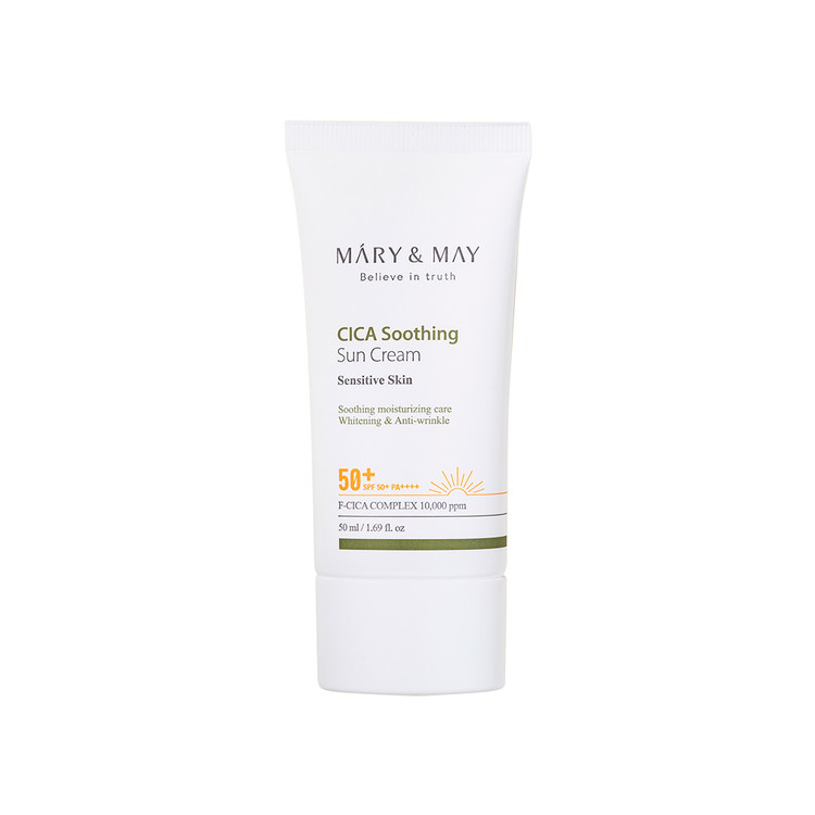 Φωτογραφία προϊόντος: ΟΕΜ MARY+MAY Cica Soothing Sun Cream SPF50+ PA++++ 50ml