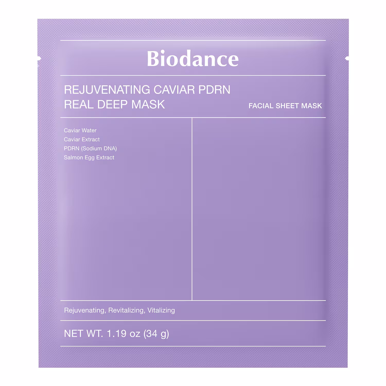 Φωτογραφία προϊόντος: ΟΕΜ BIODANCE Rejuvenating Caviar PDRN Real Deep Mask 34g