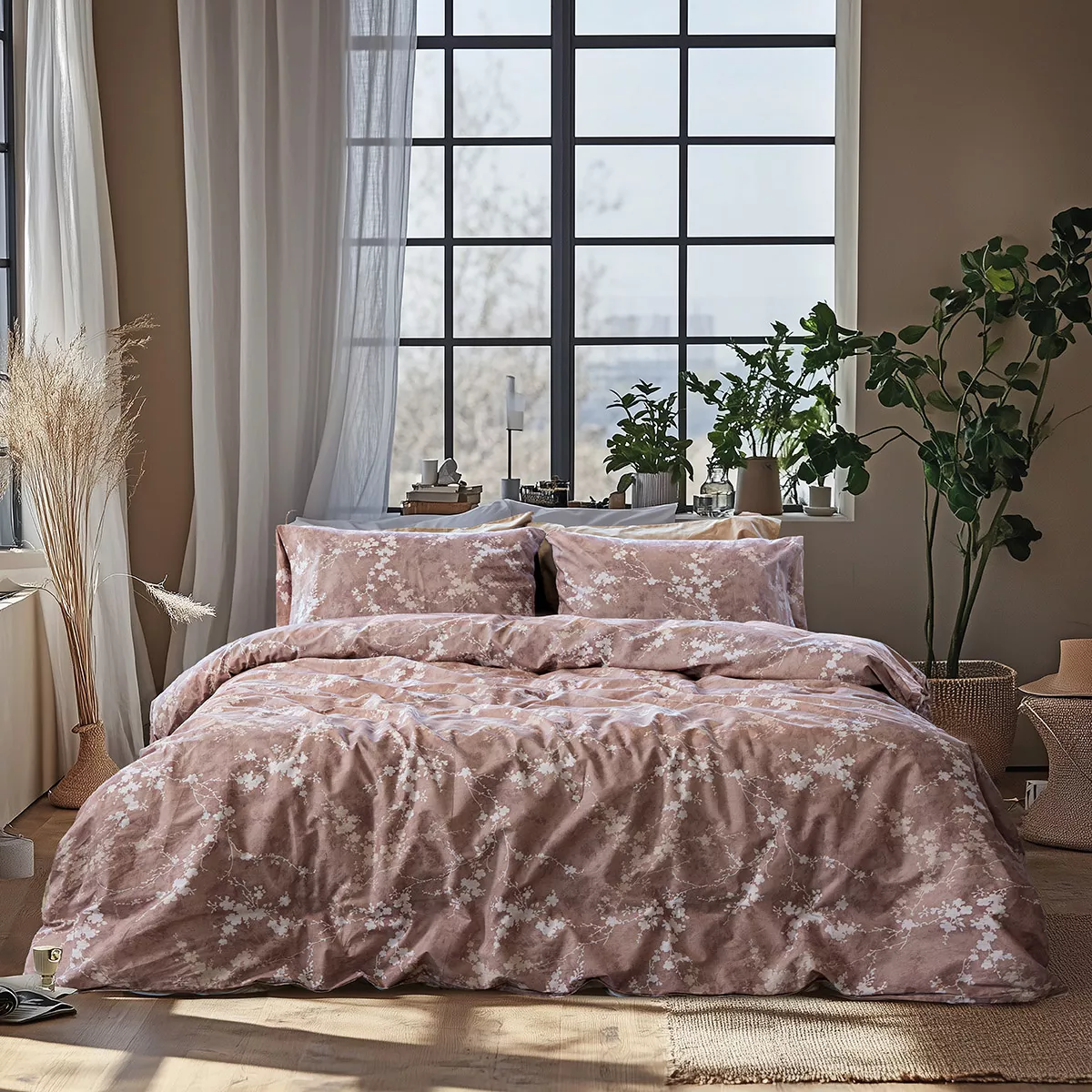 Φωτογραφία προϊόντος: Beauty Home Σετ πάπλωμα υπέρδιπλο Glory Art 12380 220x240 Μόκα