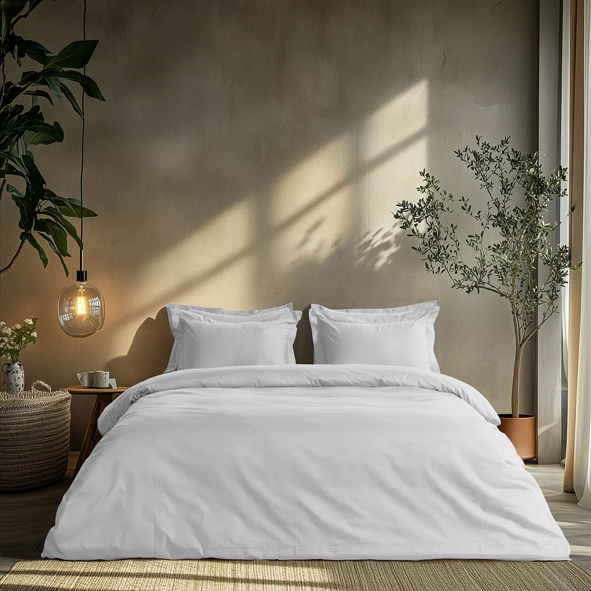 Φωτογραφία προϊόντος: Beauty Home Σετ σεντόνια διπλά Art 1700 Harmony 200x270 Λευκό