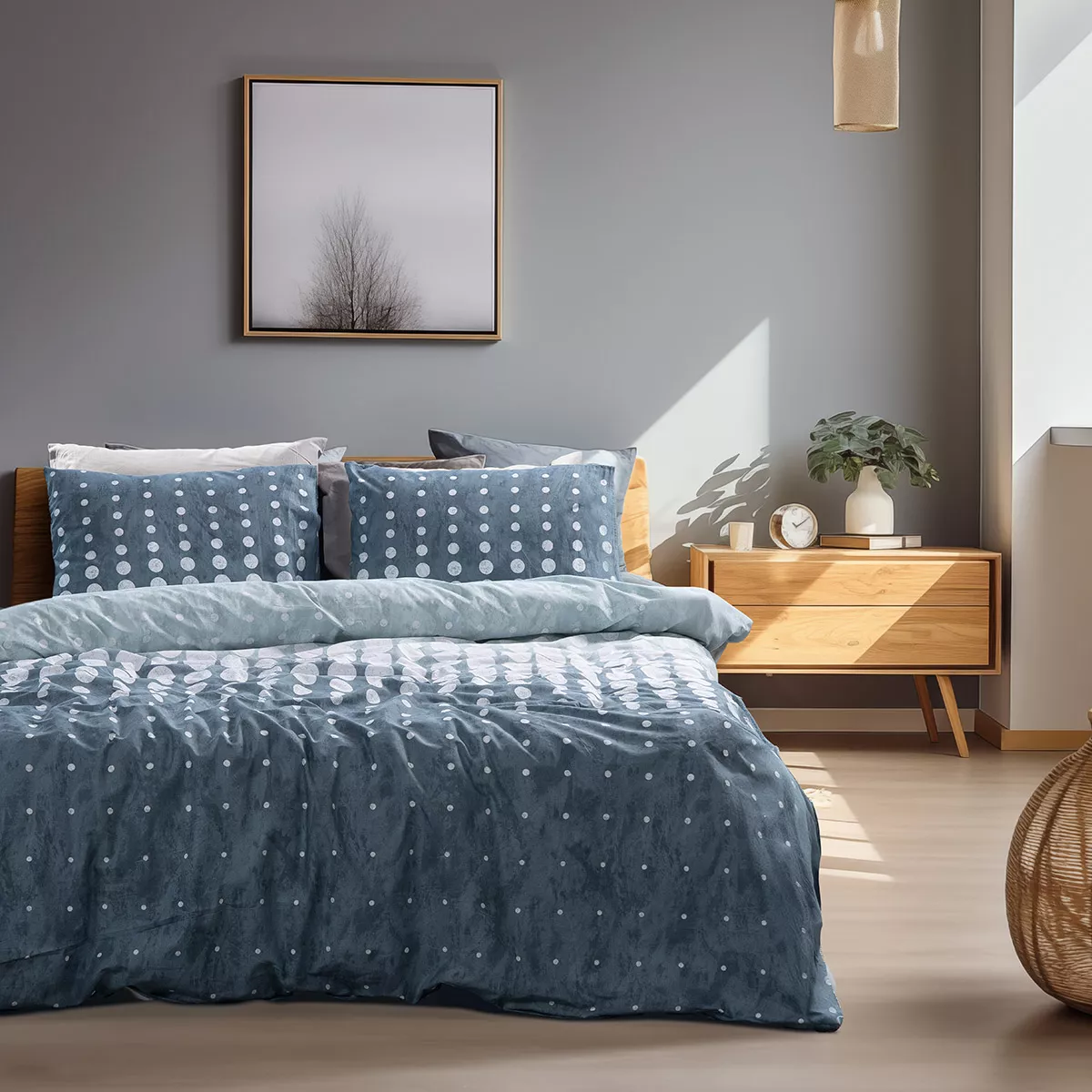 Φωτογραφία προϊόντος: Beauty Home Σετ πάπλωμα μονό Glory Art 12364 160x230 Μπλε