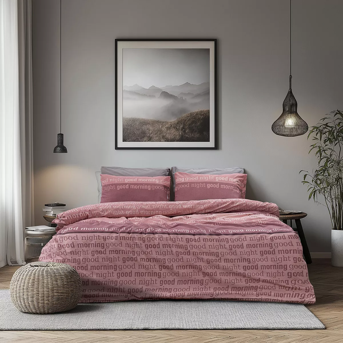 Φωτογραφία προϊόντος: Beauty Home Σετ σεντόνια μονά με λάστιχο Glory Art 12374 110x200+32 Σάπιο Μήλο,Ροζ