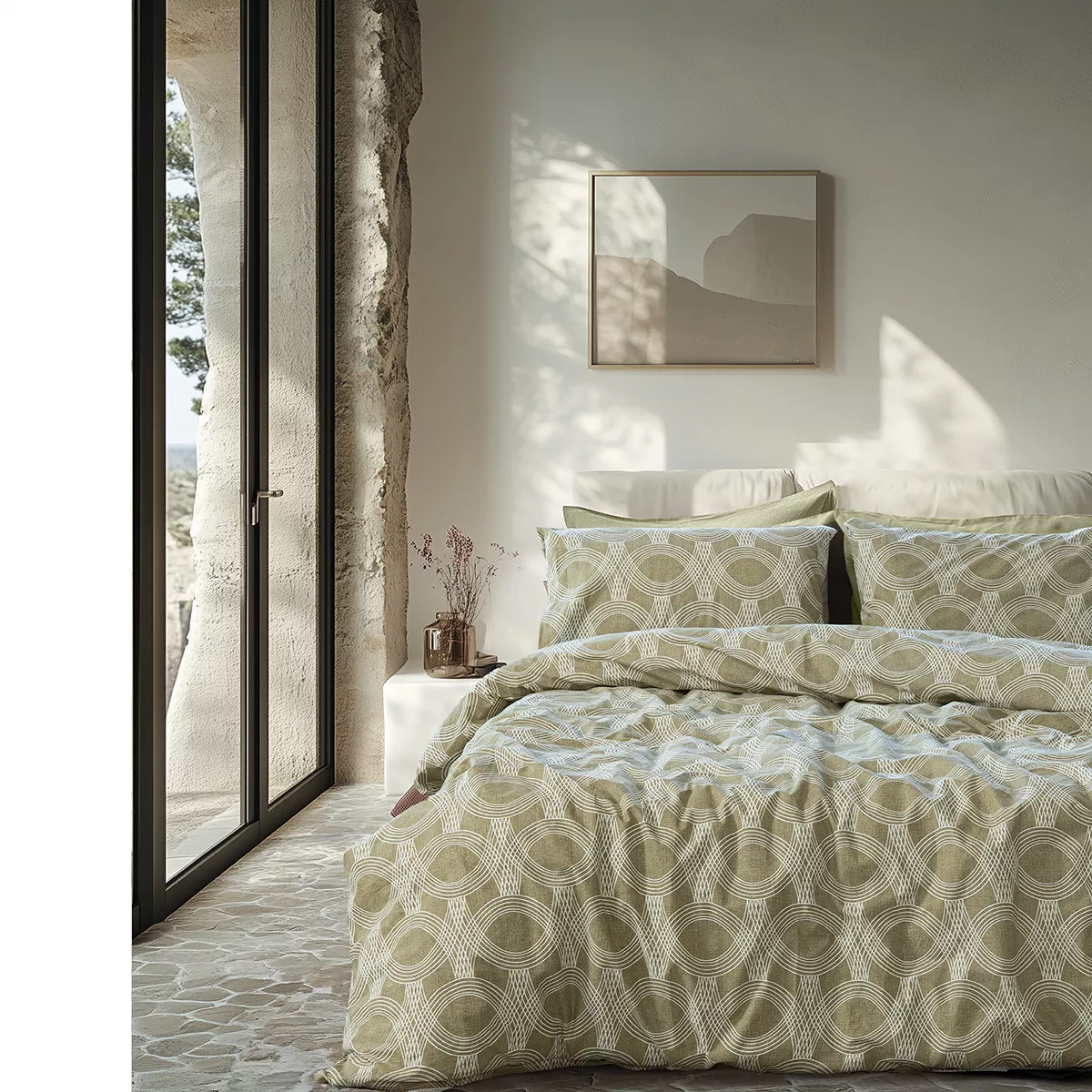 Φωτογραφία προϊόντος: Beauty Home Σετ παπλωματοθήκη μονή Glory Art 12377 170x250 Λαδί