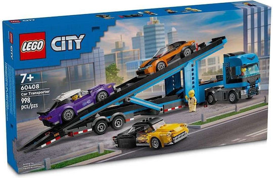 Φωτογραφία προϊόντος: 60408 CAR TRANSPORTER TRUCK WITH SPORTS CARS-LEGO CITY