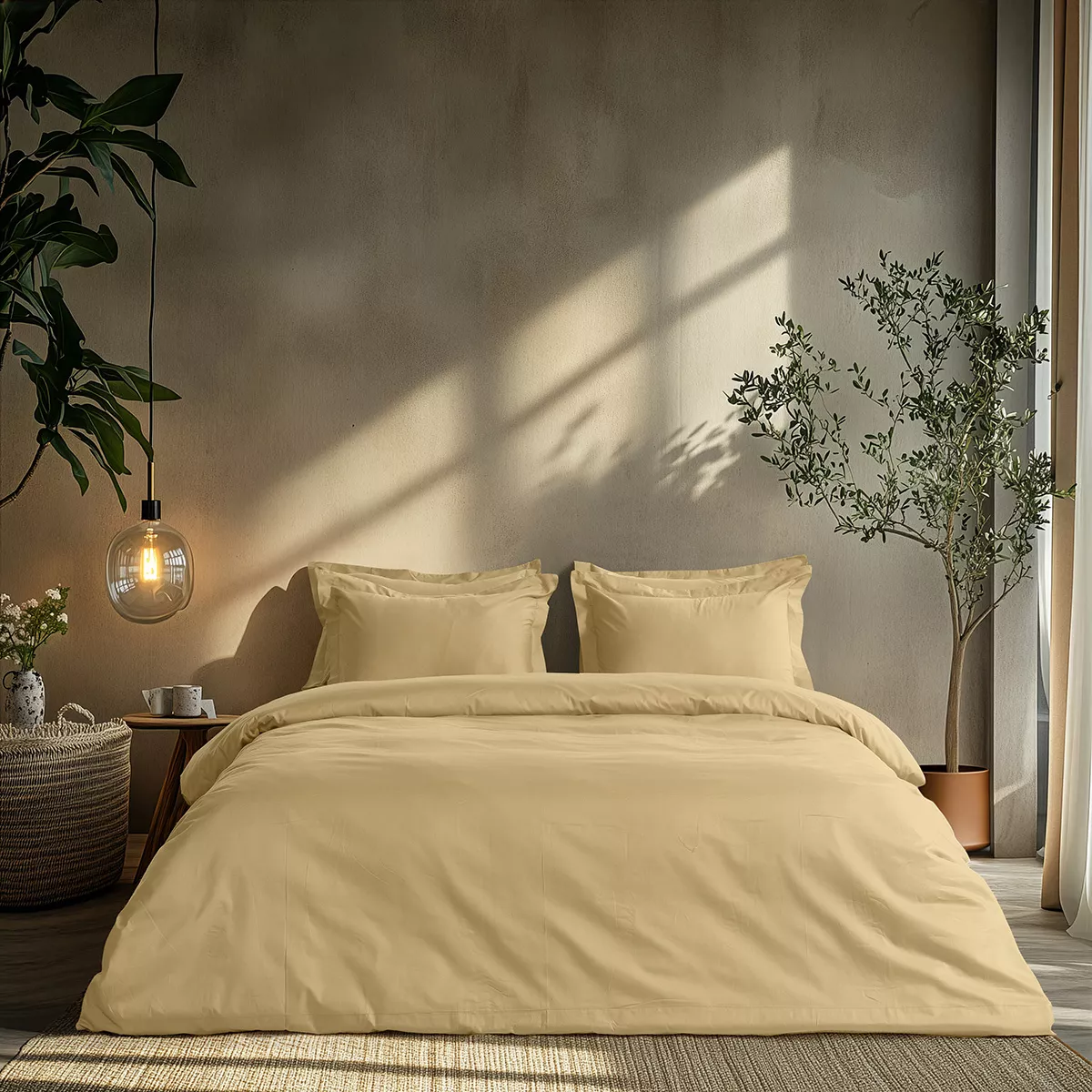 Φωτογραφία προϊόντος: Beauty Home Σετ σεντόνια υπέρδιπλα Art 1700 Harmony 240x270 Μπεζ