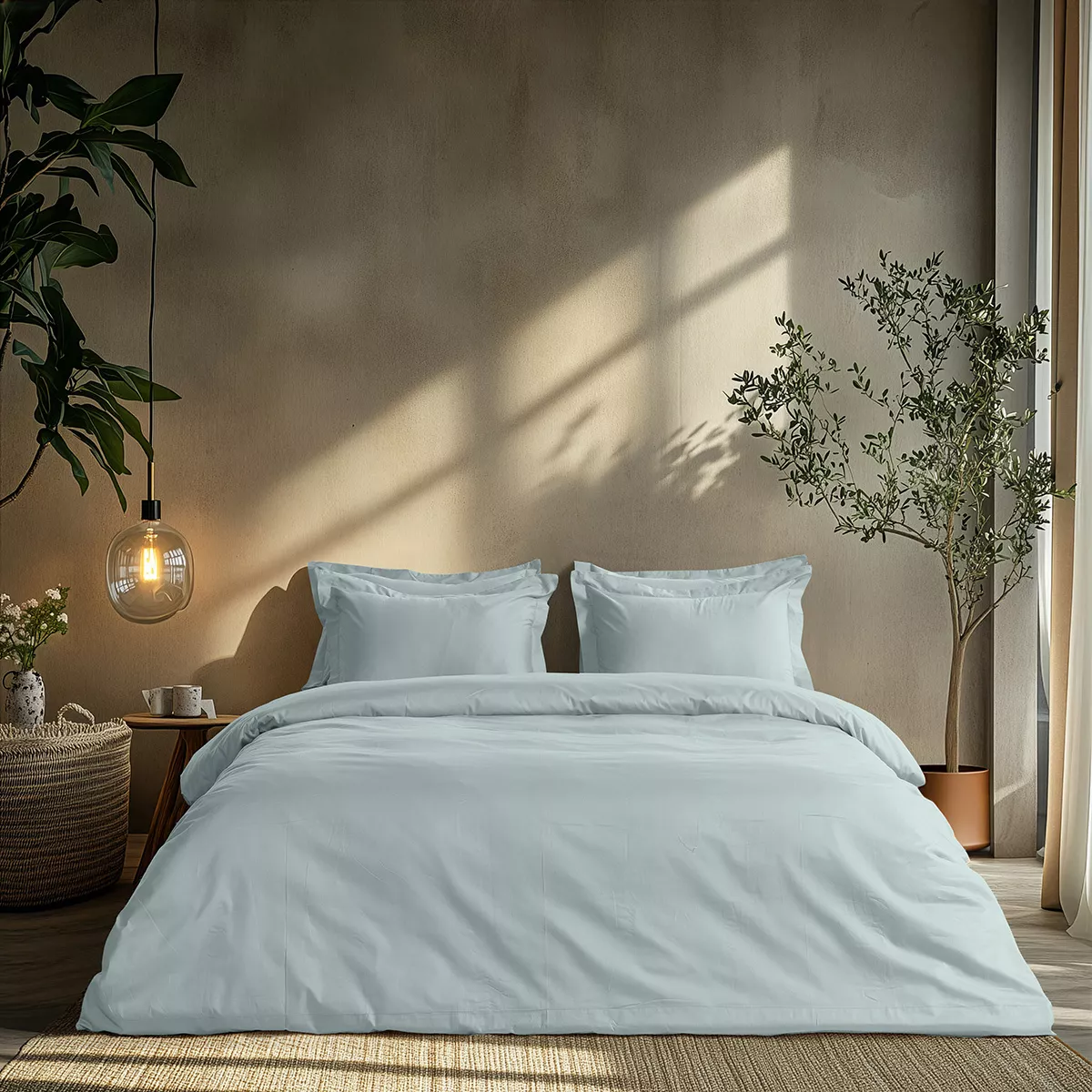 Φωτογραφία προϊόντος: Beauty Home Σετ παπλωματοθήκη μονή Art 1700 Harmony 170x250 Σιελ