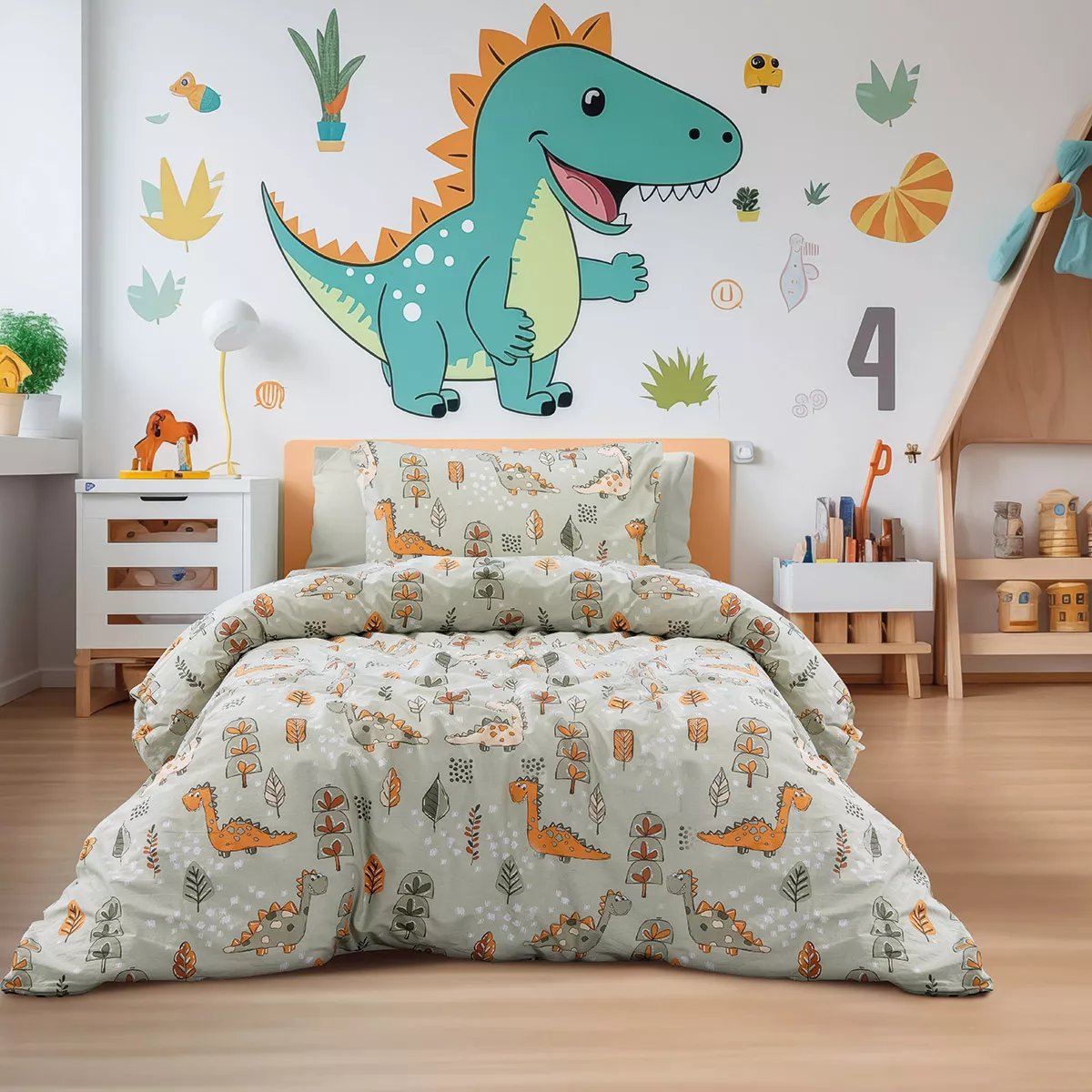 Φωτογραφία προϊόντος: Beauty Home Σετ πάπλωμα μονό Candy Art 6326 160x230 Λαδί