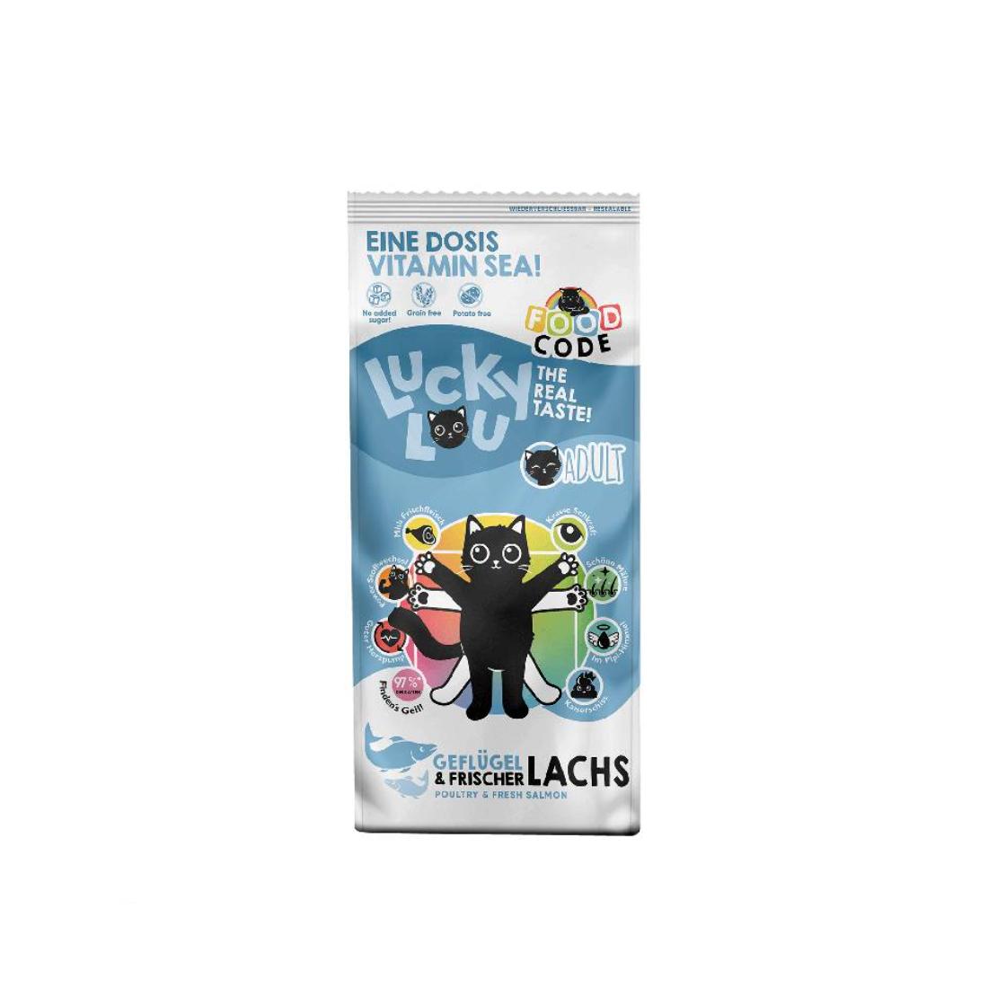 Φωτογραφία προϊόντος: Lucky Lou Food Code Adult Πουλερικά & Φρέσκος Σολομός 3kg