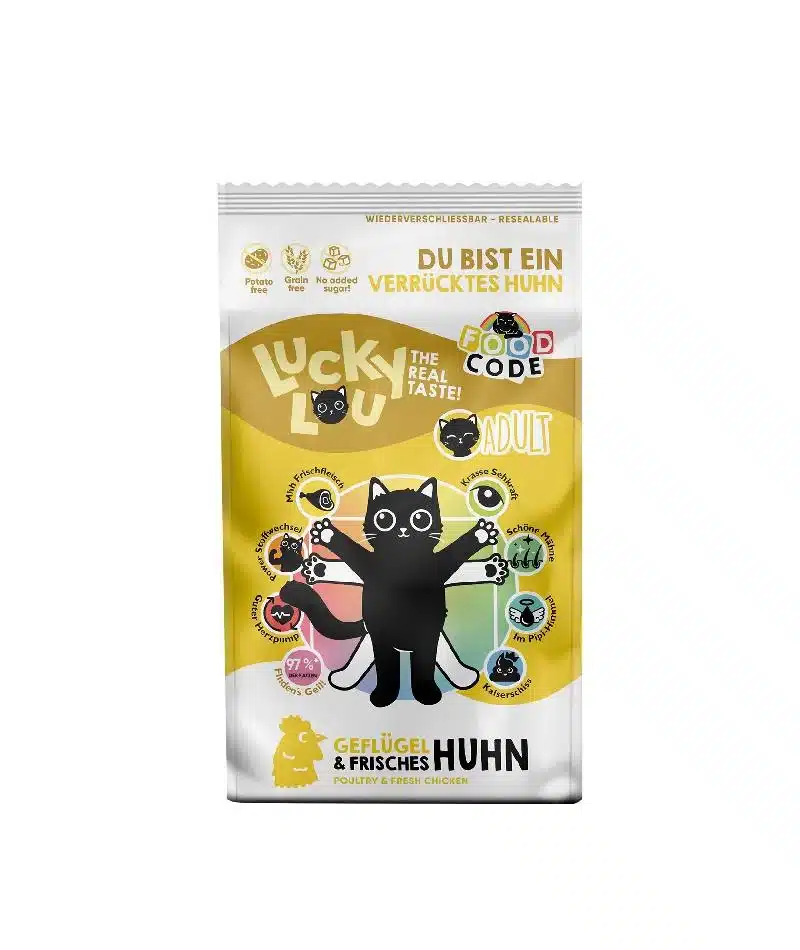 Φωτογραφία προϊόντος: lucky lou Adult Πουλερικά & Φρέσκο Κοτόπουλο 1.7kg