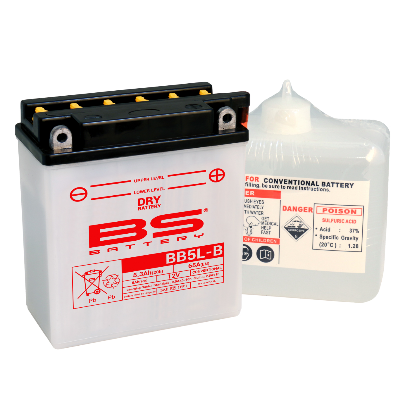 Φωτογραφία προϊόντος: Μπαταρία BS Battery BB5L-B (YB5L-B ) 5.0 Ah BSBATTERY BS-BB5L-B