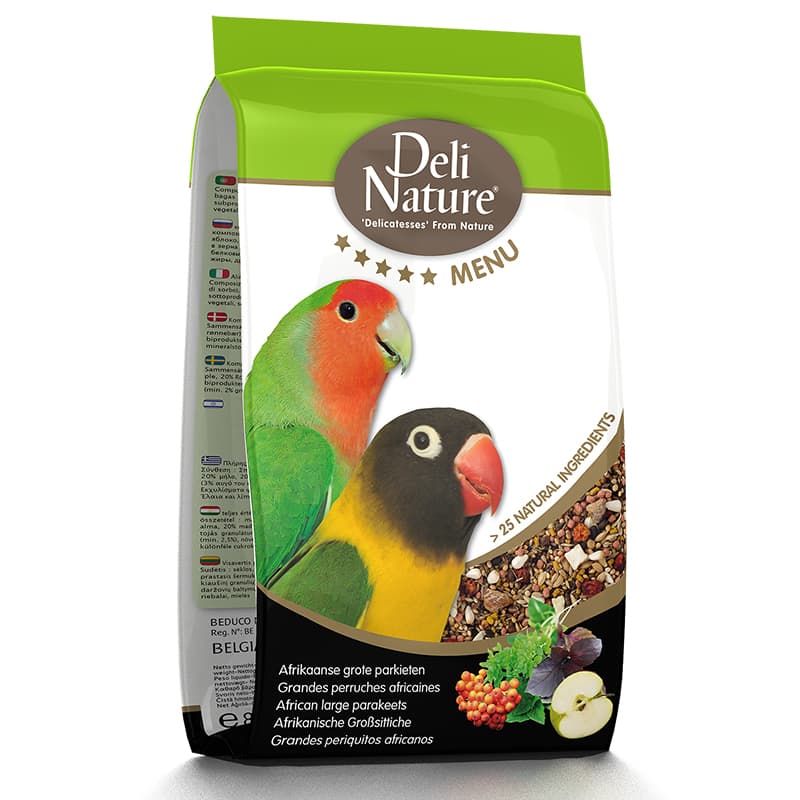 Φωτογραφία προϊόντος: DELI NATURE BIRDELICIOUS LARGE PARAKEETS SERENGETI 800GR